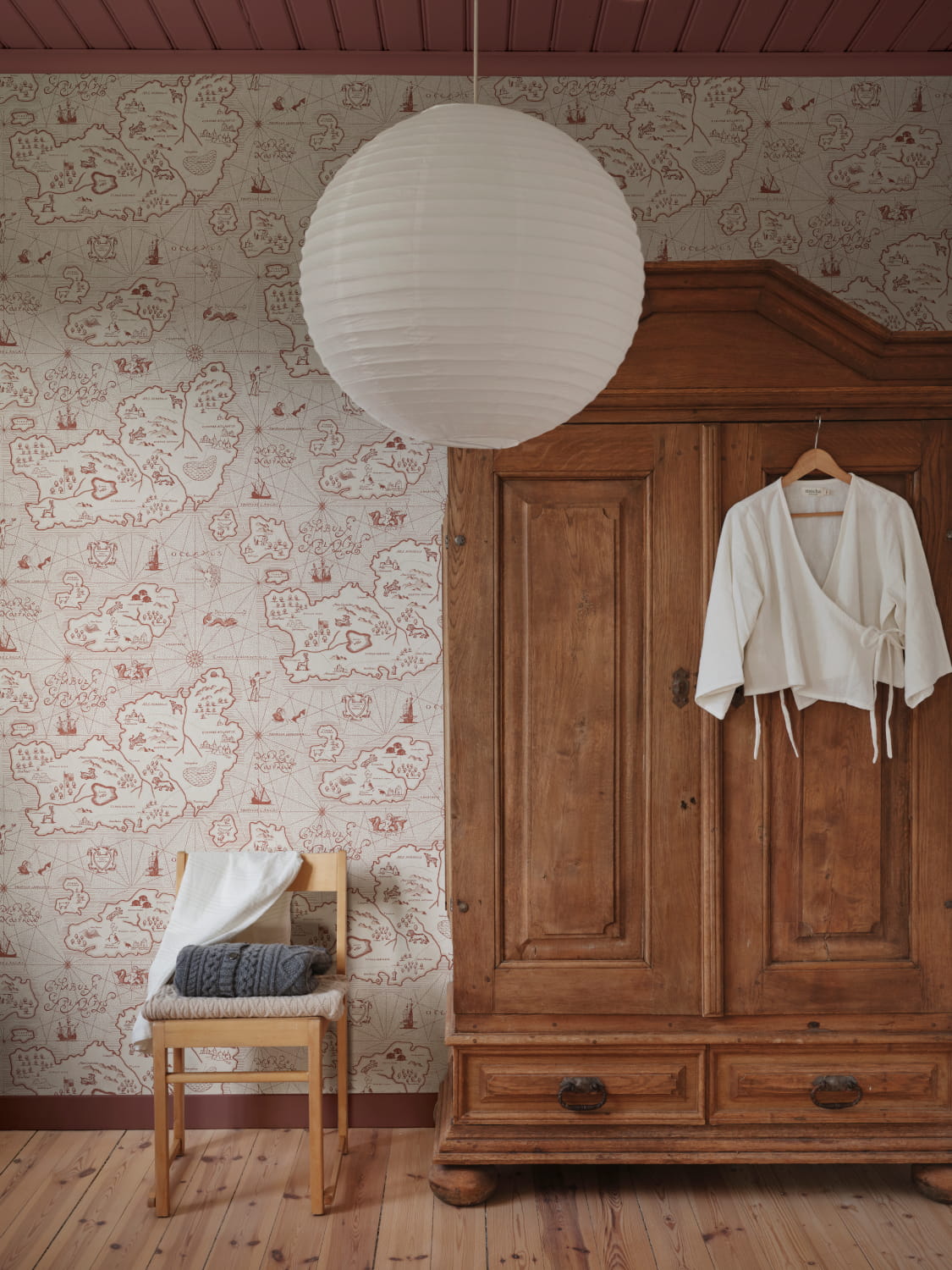 Wandbild Ferdinand - Burgundy