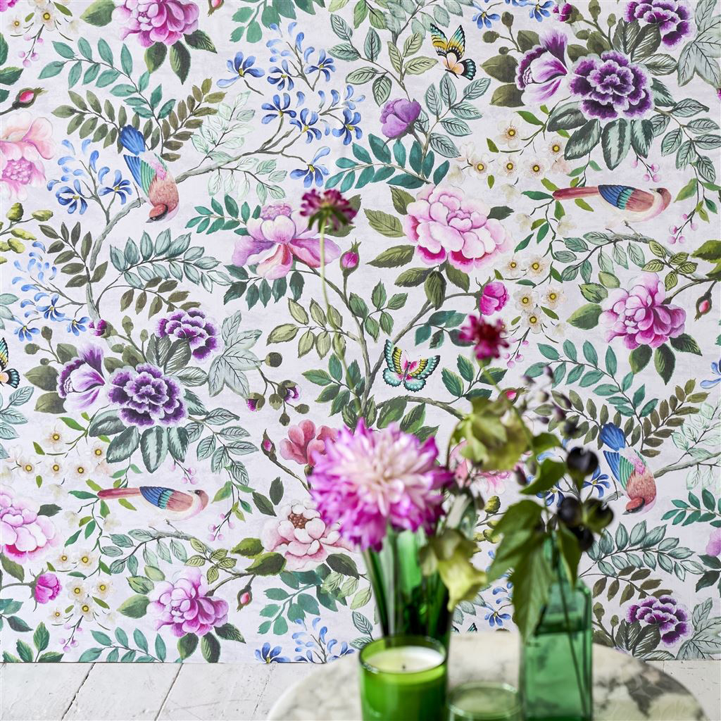 Tapete Porcelaine de Chine - Fuchsia