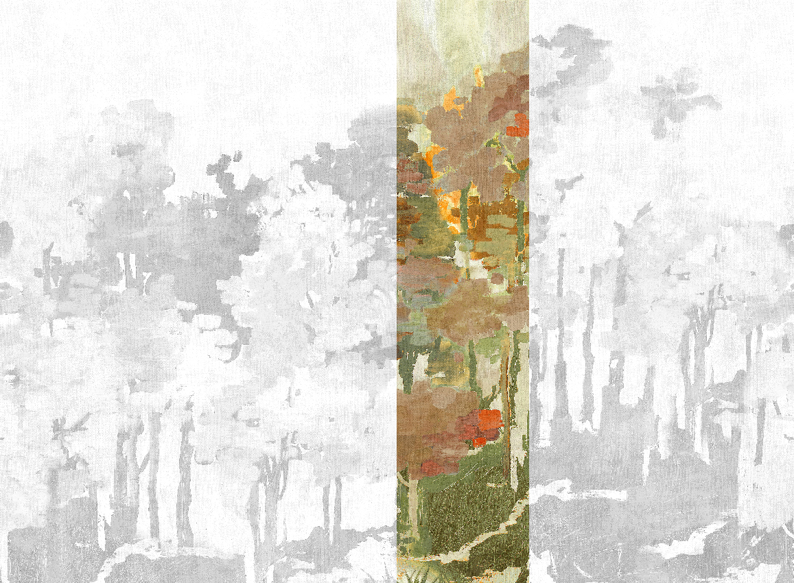 Wandbild Funes - Autumn Panel 4