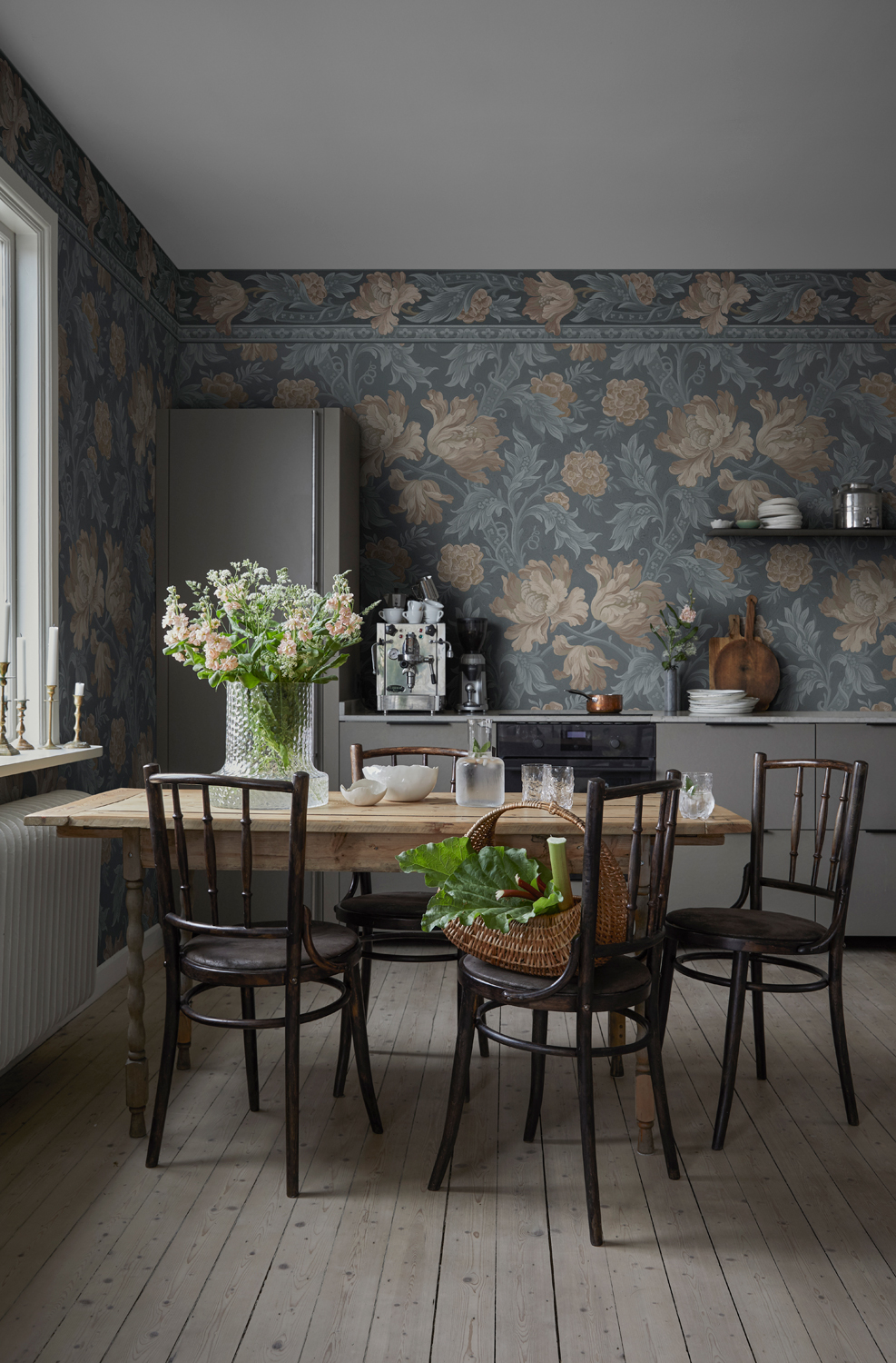 Wandbild Esther - Misty Blue