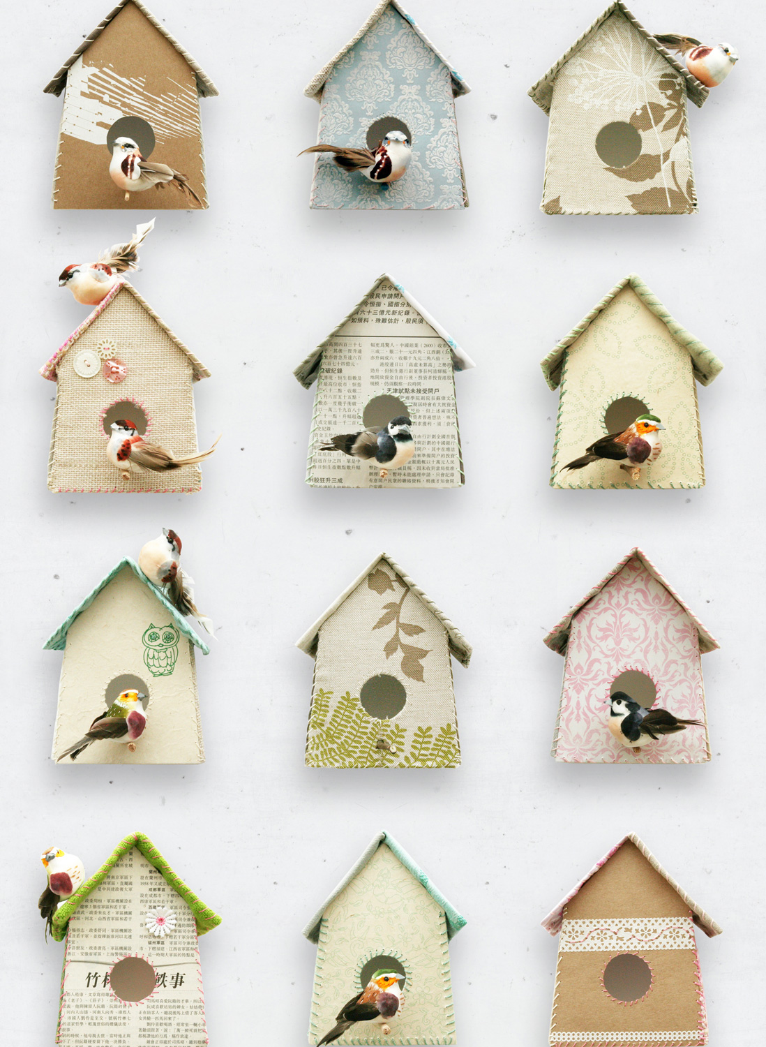 Carta da parati Birdhouse - Birdhouse