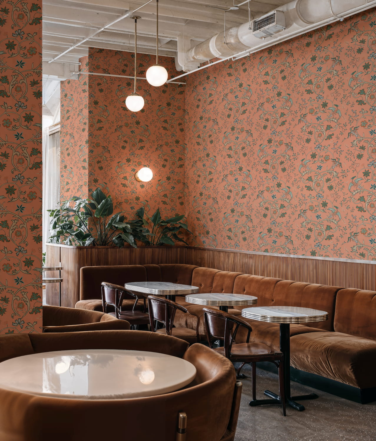 Tapete Antwerp Damask - Peach