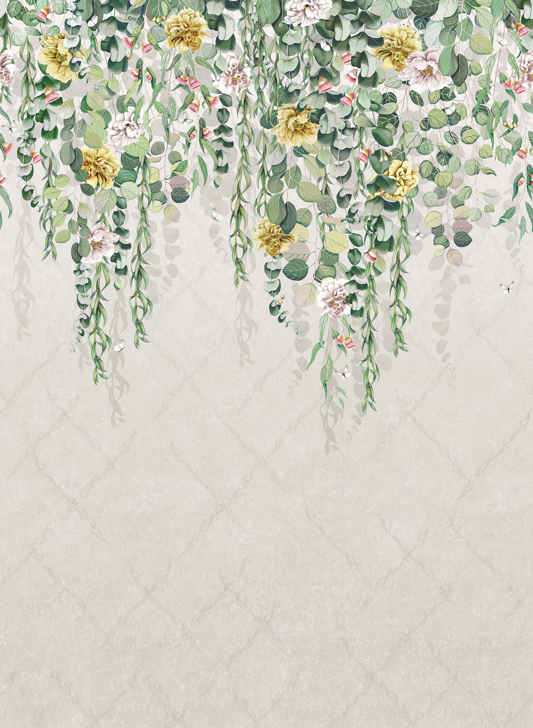Wandbild Eucalyptus - Spring Green
