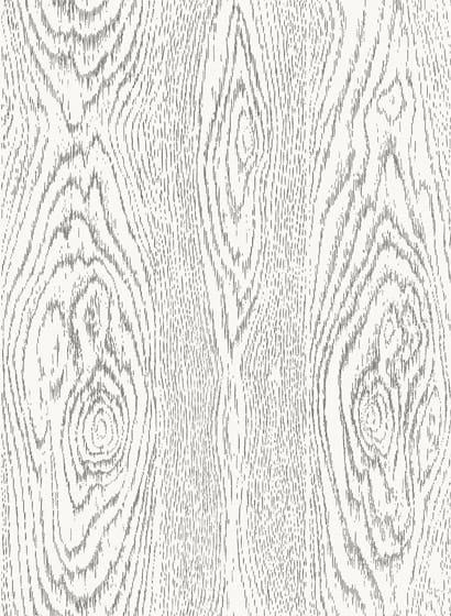 Tapete Wood Grain - Black/ White