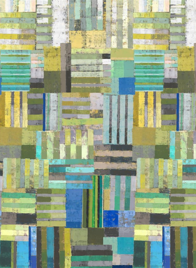 Wandbild Achara - Azure