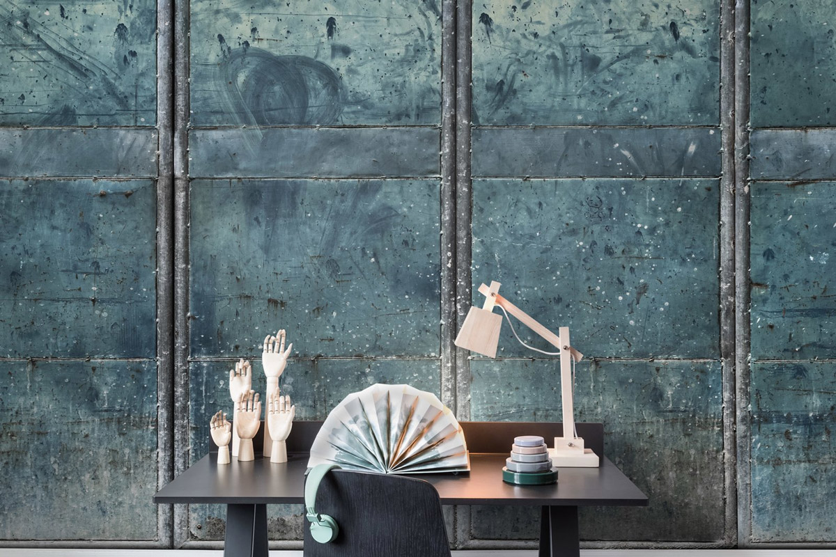 Wandbild Metal Gradient