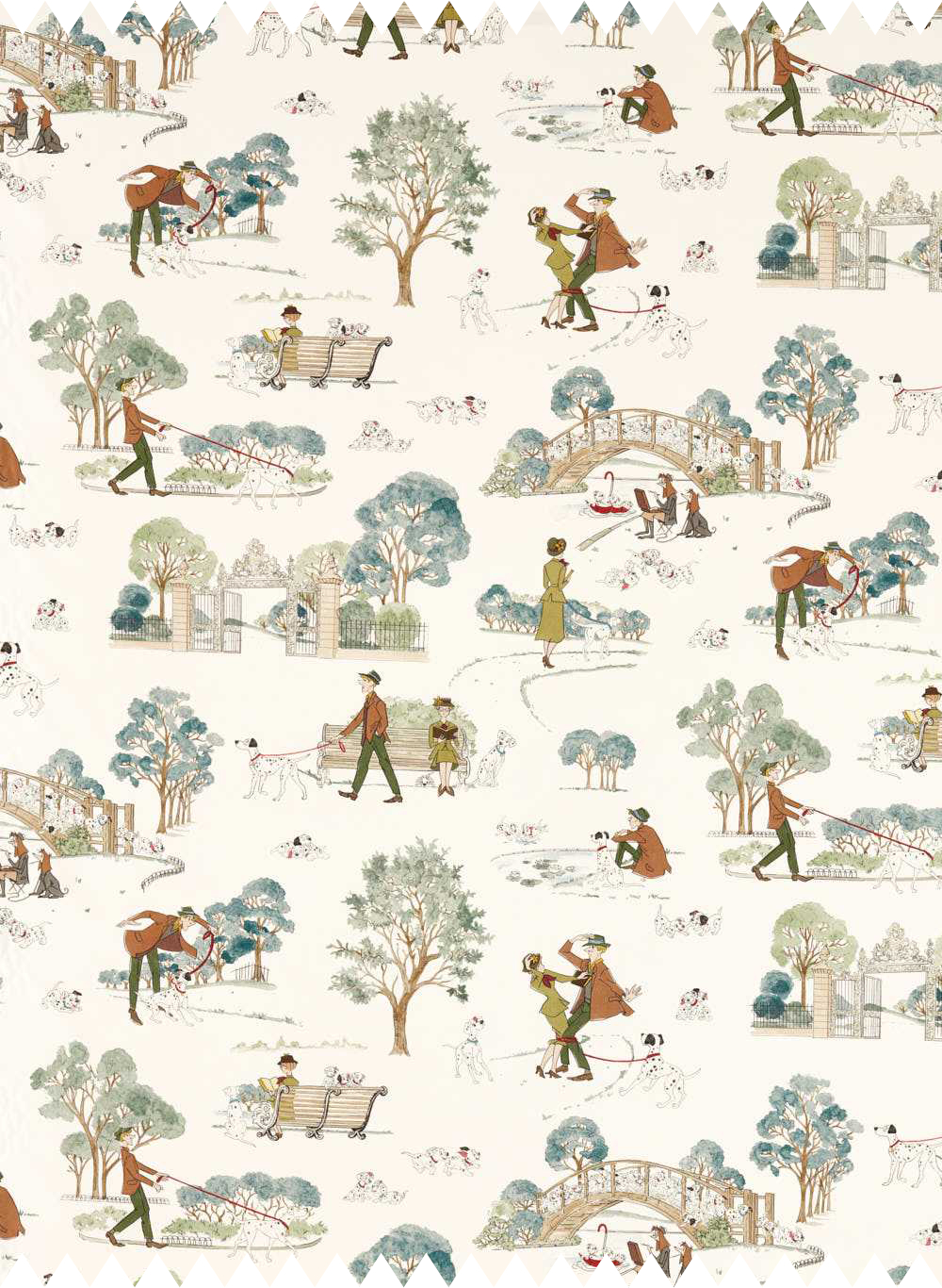Stoff 101 Dalmatians - Breeze Blue