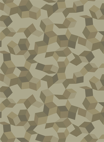 Tapete Ingot - Olive & Gilver
