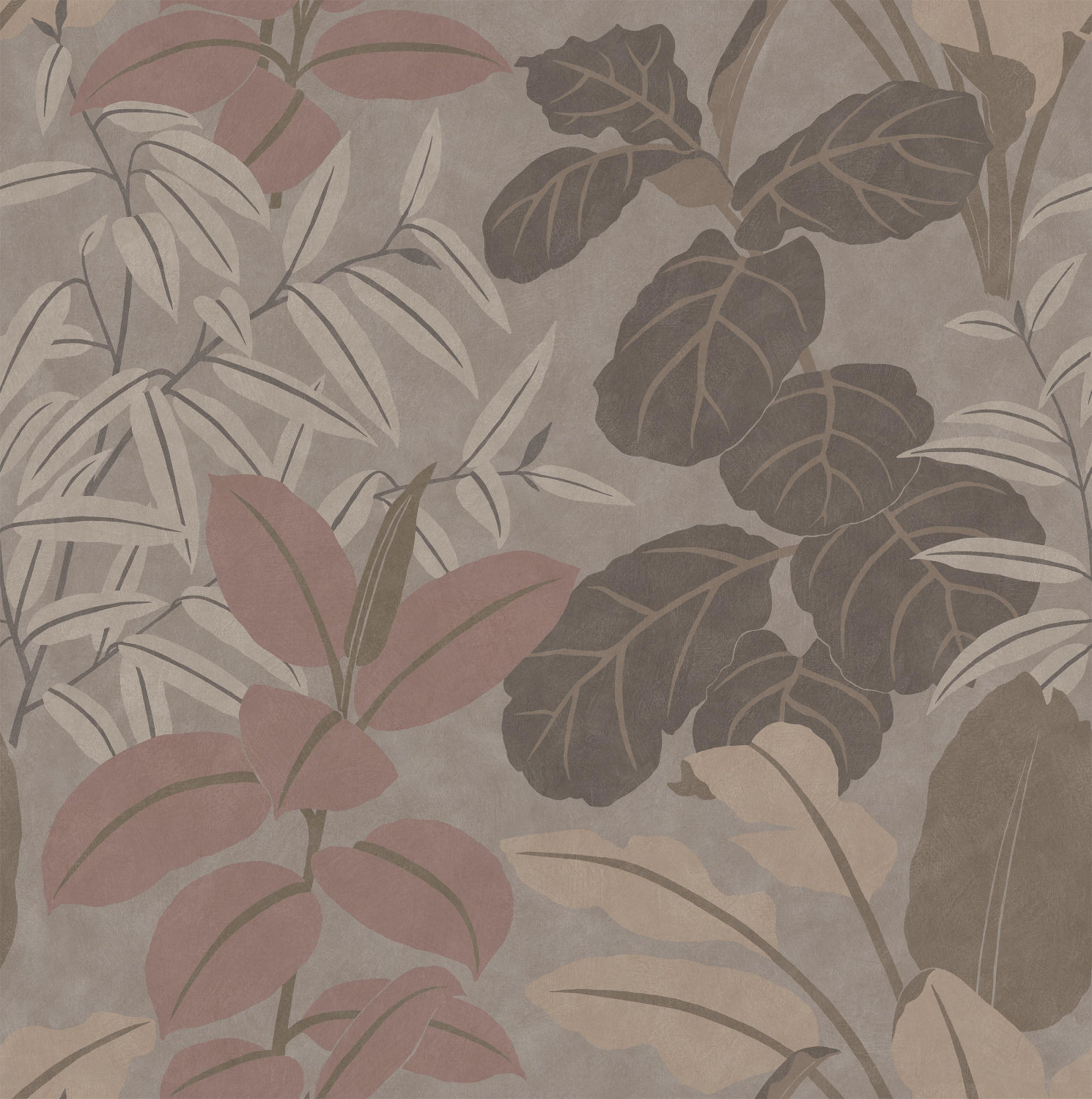 Wandbild Grand Leaves - 9626W