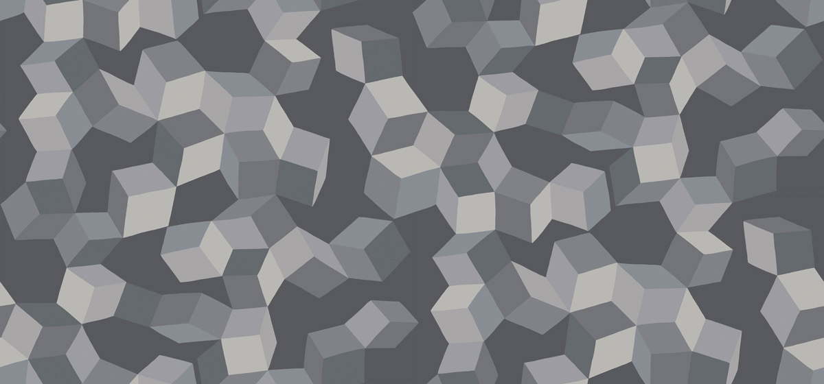 Tapete Puzzle - Grey/ Black