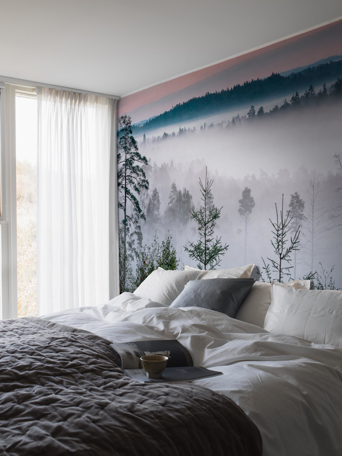 Mural Marie Mattsson Blå Timmen - 9778W