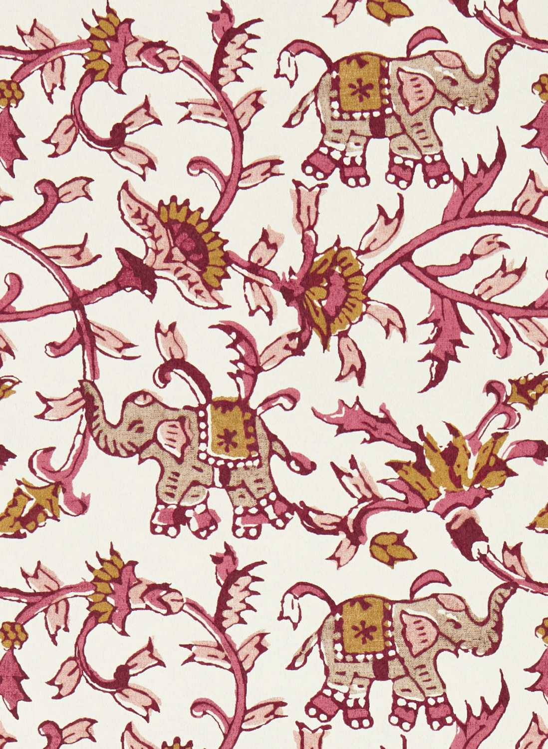 Tapete Hathi - Raspberry