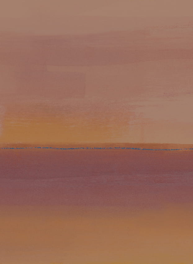 Wandbild Alegranza - Orange Panel 3