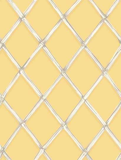 Tapete Bagatelle - Yellow