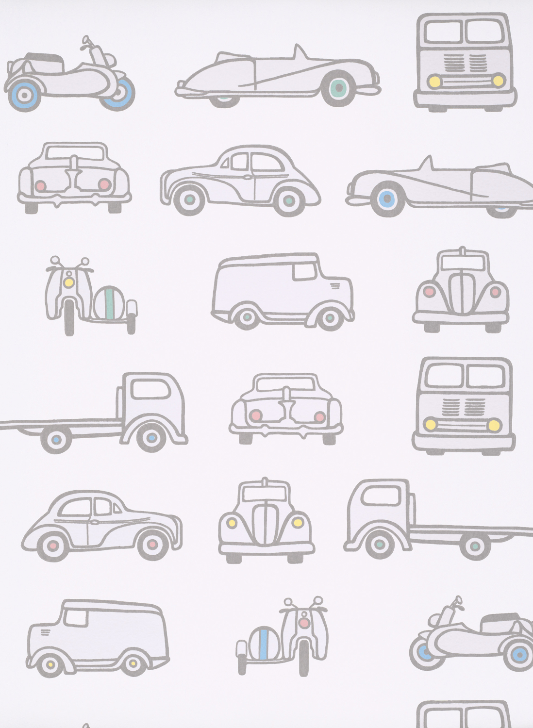 Tapete Road Trip - French Grey
