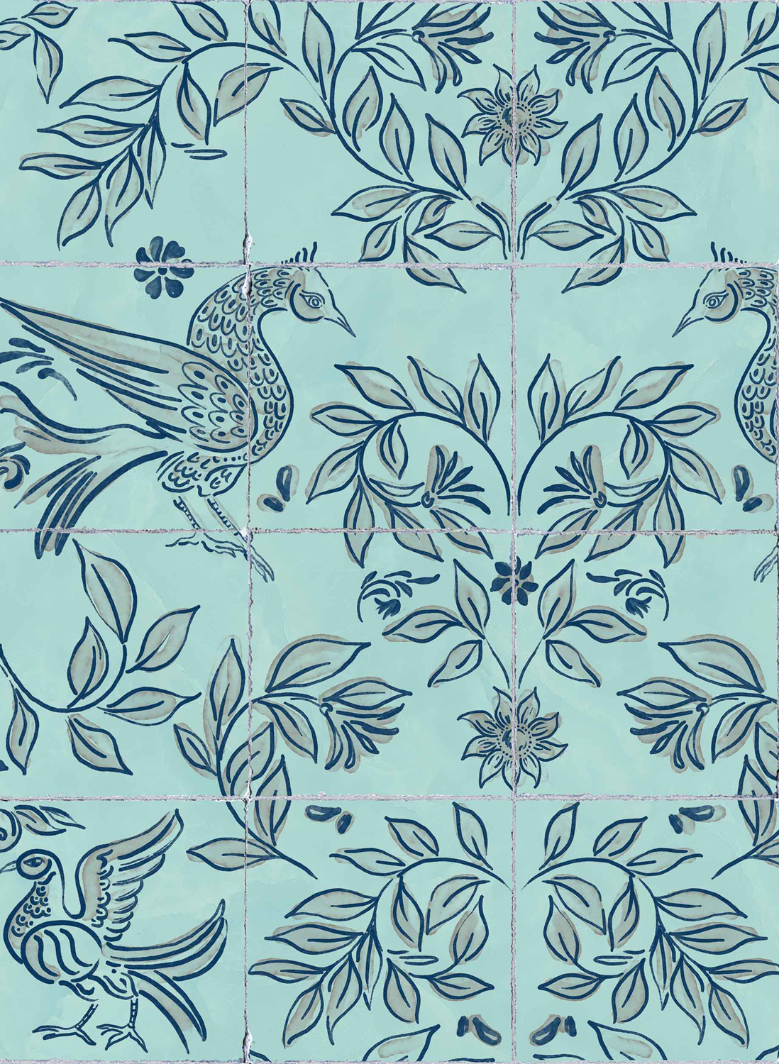 Tapete Ceramica - Aqua