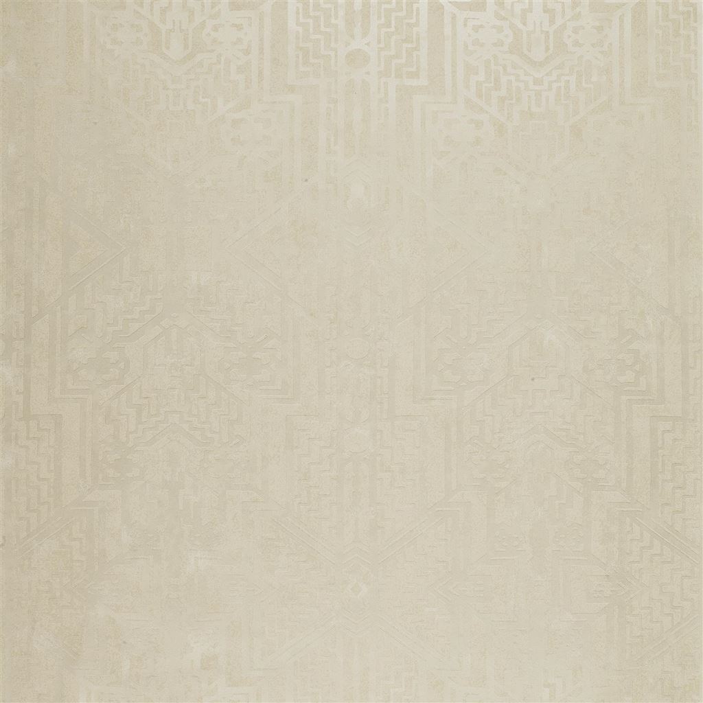 Tapete Brandt Geometric - Cream seidenmatt