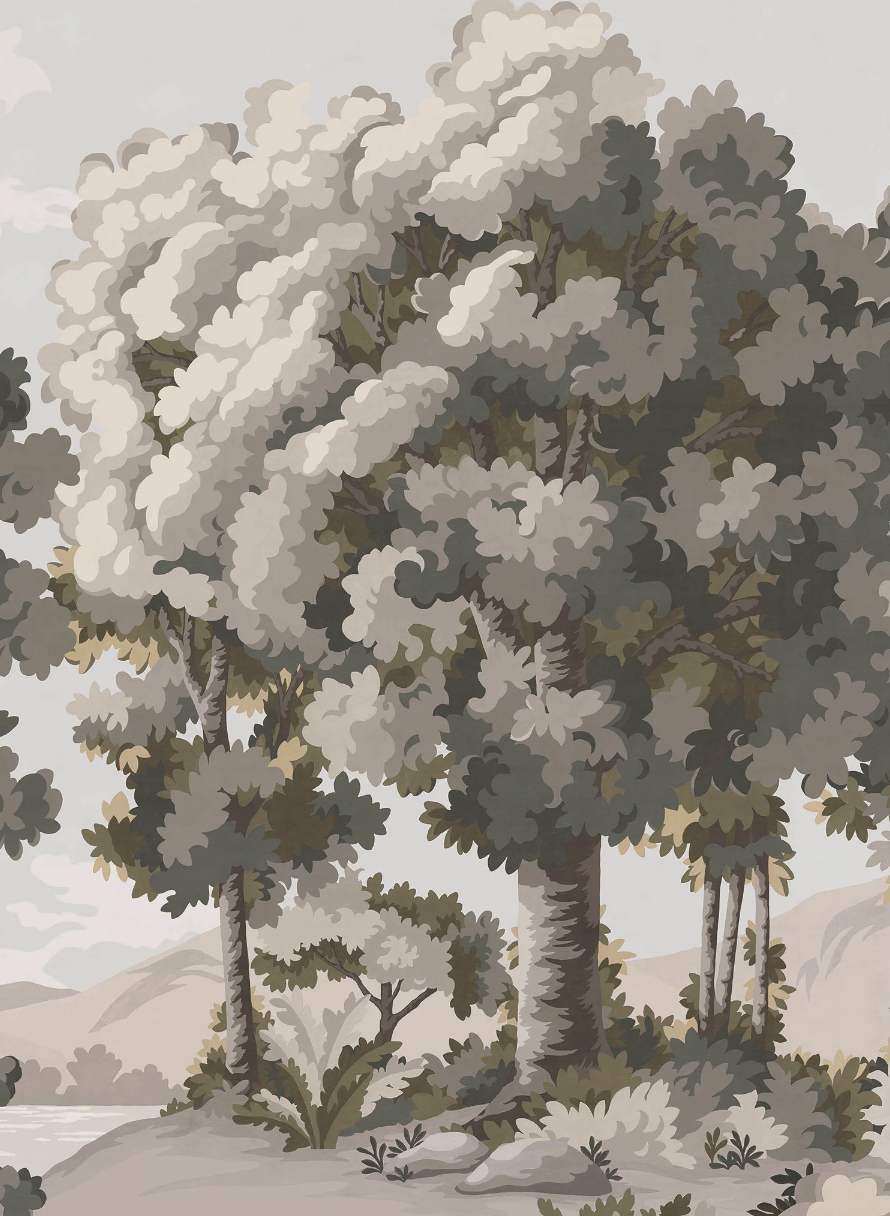 Papier peint Vallée des Peintres - Verdure Panel C