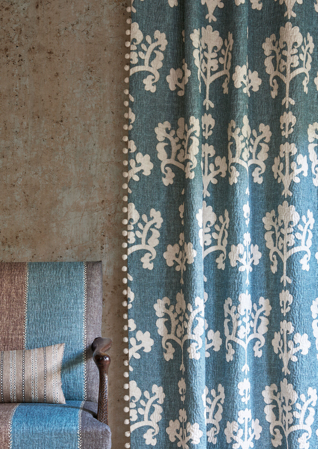 Fabric Saracen - Cerulean