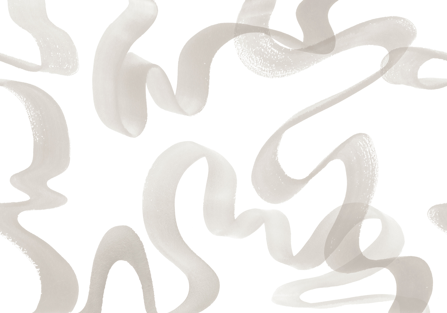 Wandbild Waves - Beige