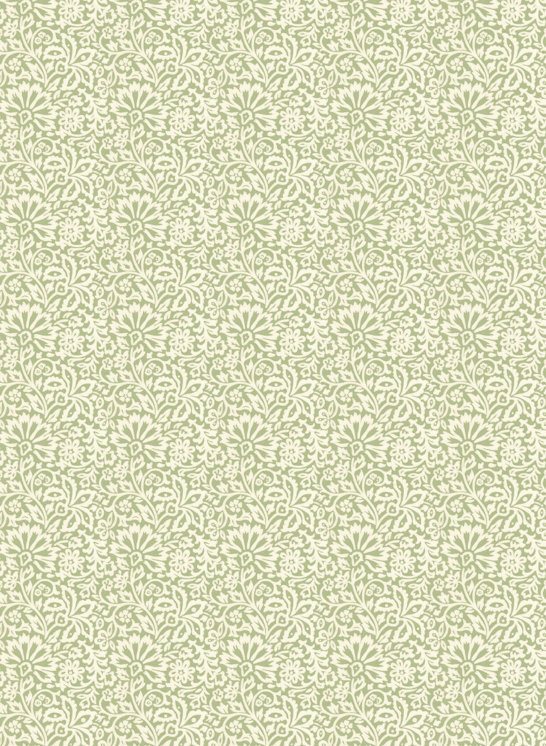 Tapete Flora - green