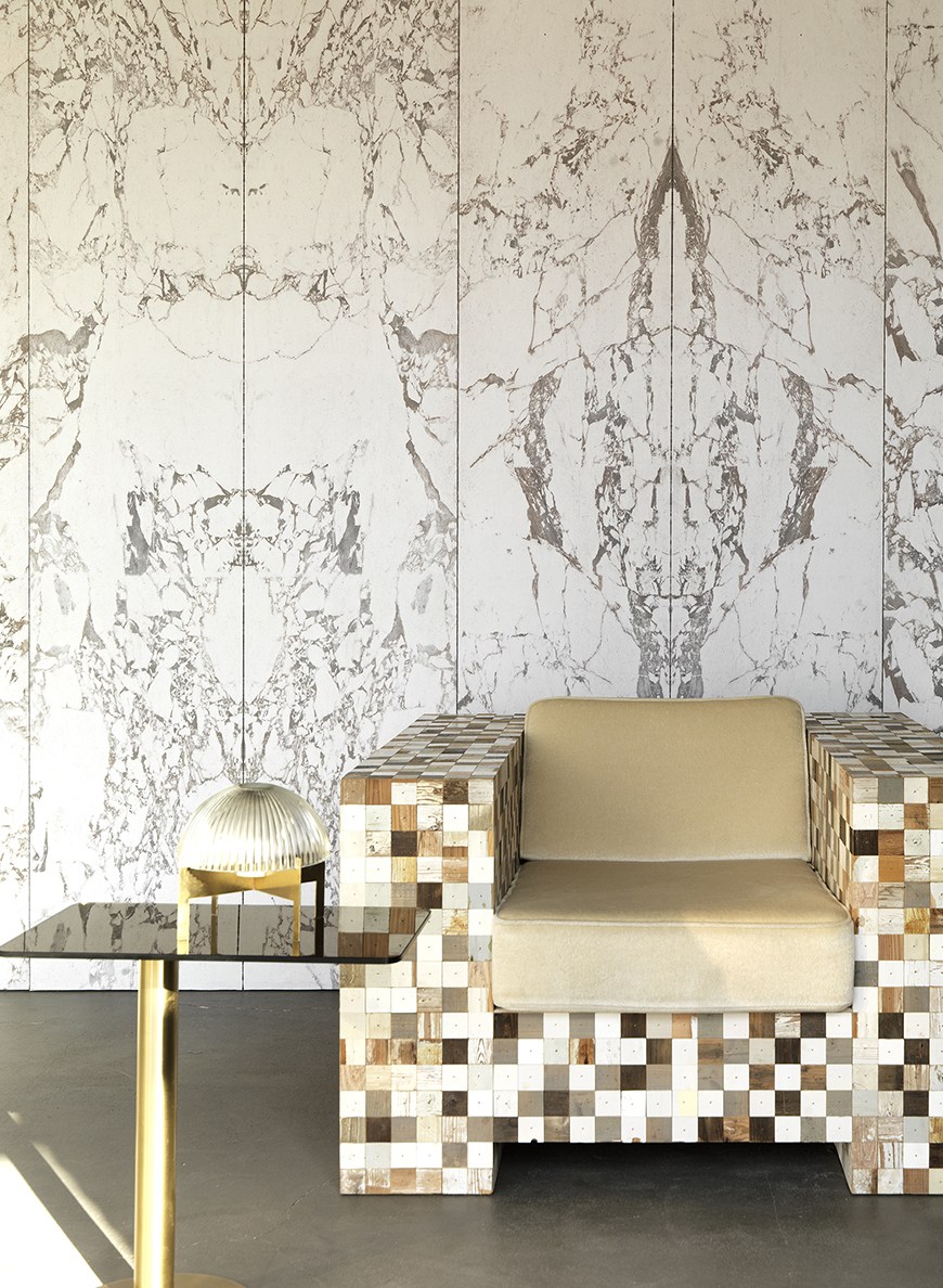 Tapete White Marble
