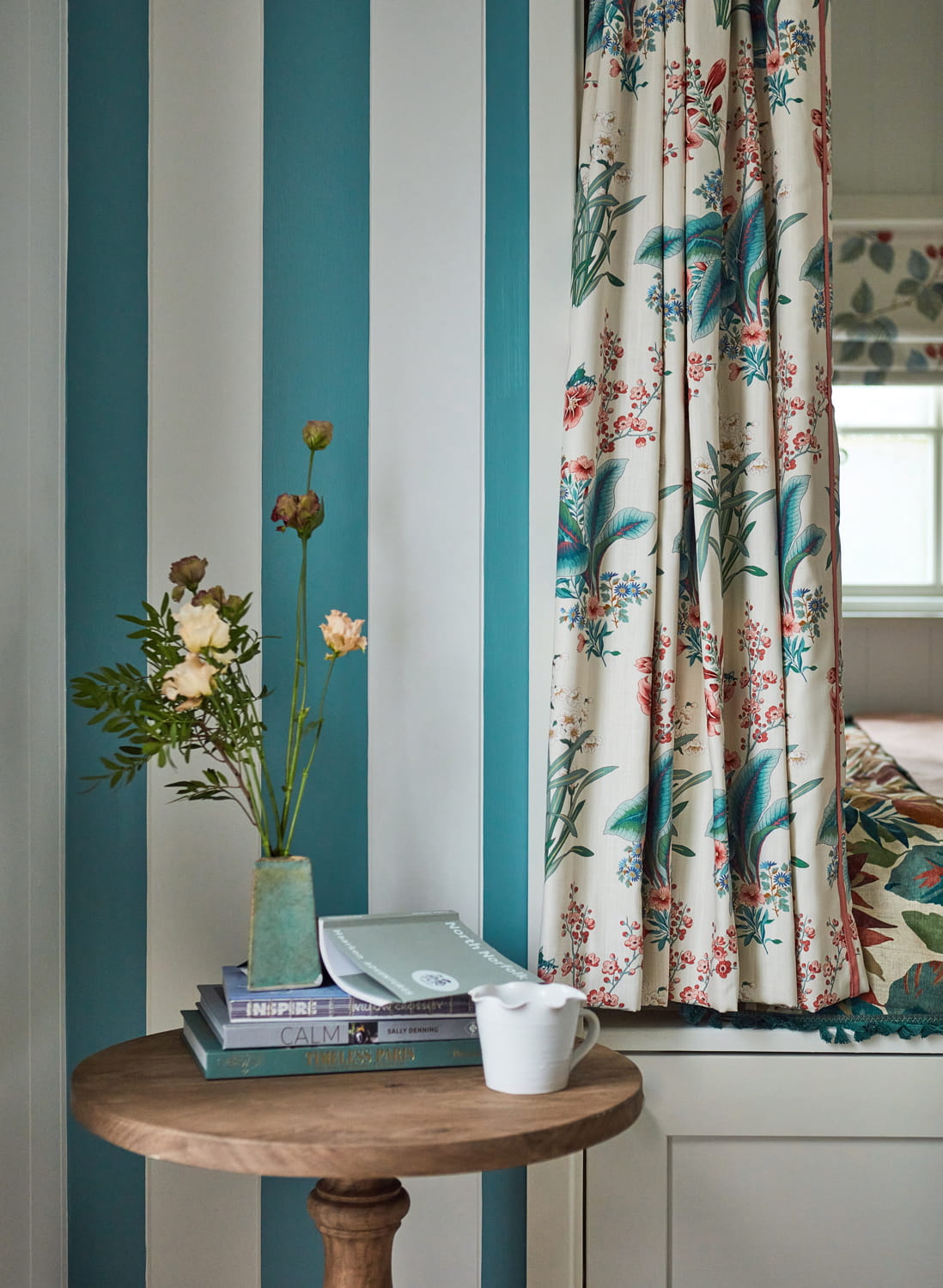 Stoff Enys Garden - Blush Jade