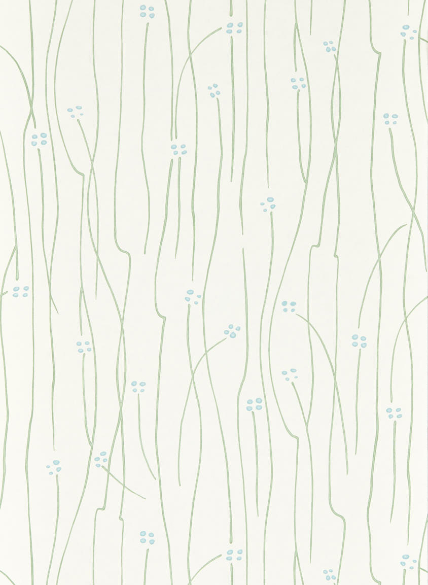 Tapete Eizou - Avocado/ Sky/ Chalk