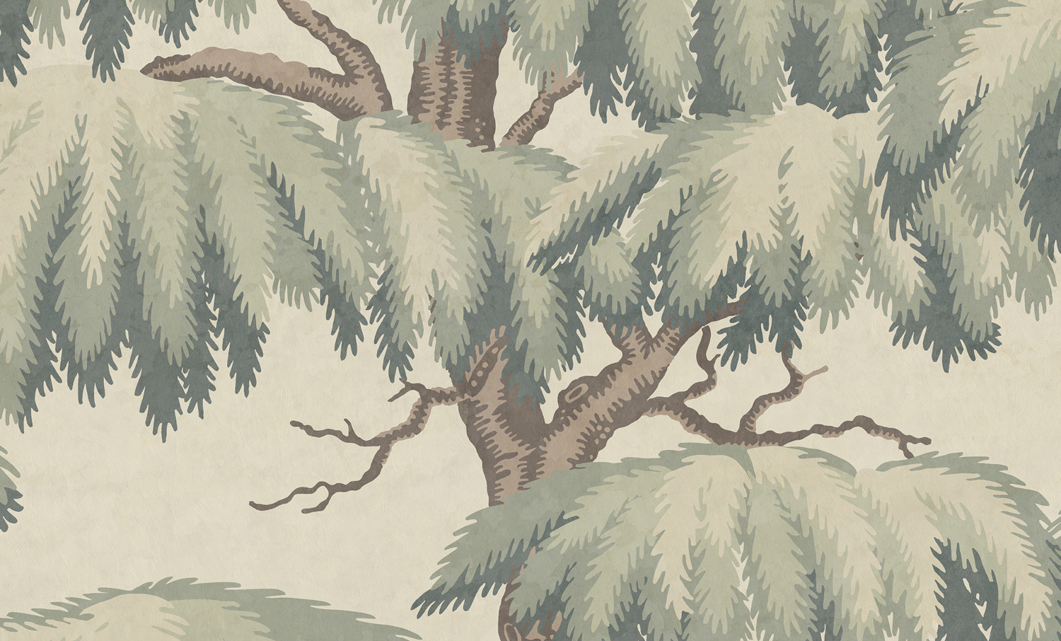 Wandbild Alba - green