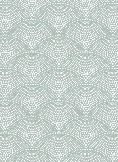 Tapete Feather Fan Icons - Seafoam