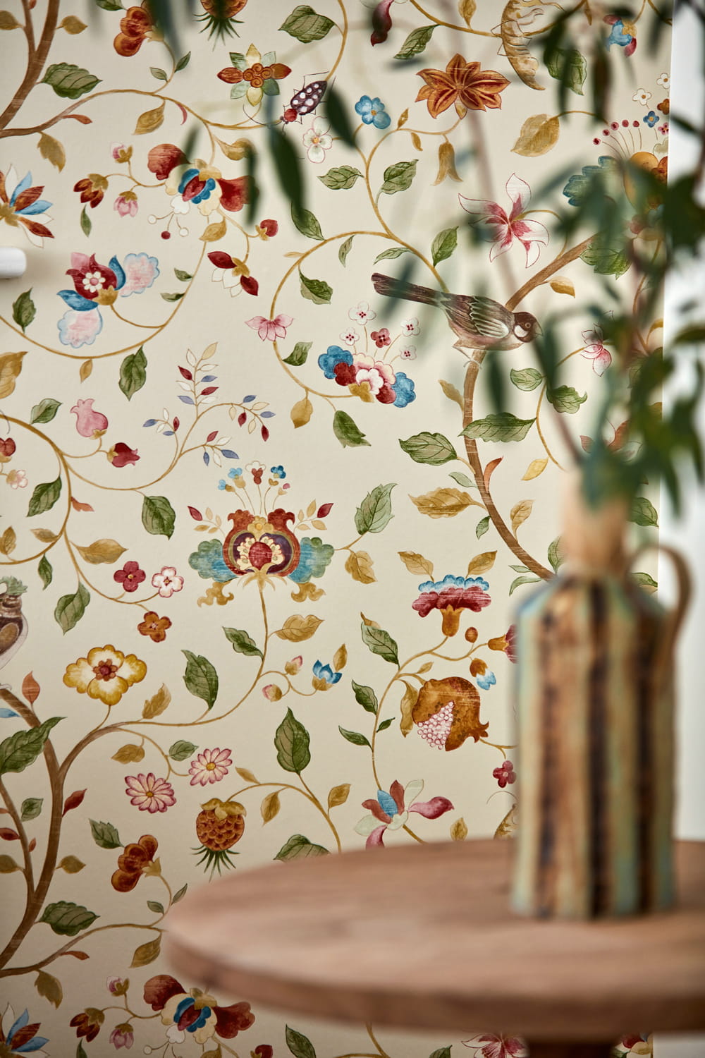 Tapete Arils Garden - Olive/ Mulberry