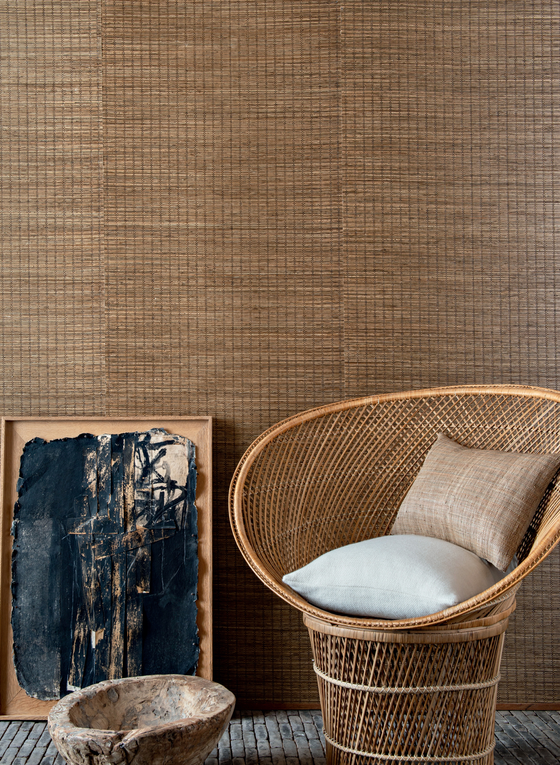 Wallpaper Papyrus Tressé