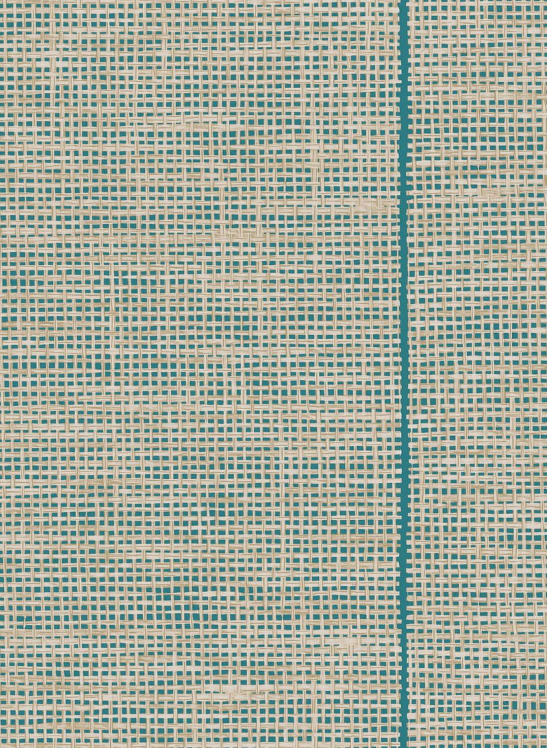 Tapete Le Raphia Tisse - Celestial Blue
