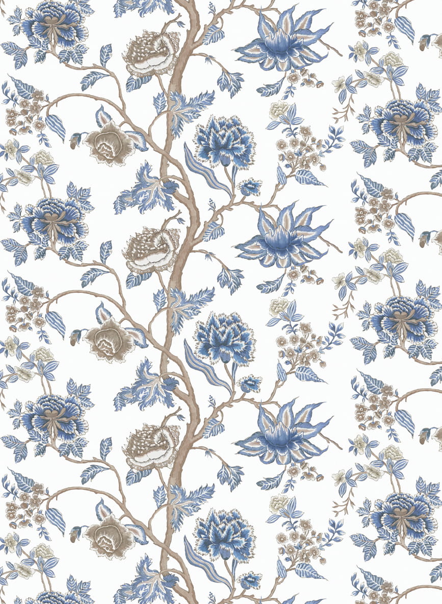 Tapete Indienne - Indigo/ Birch