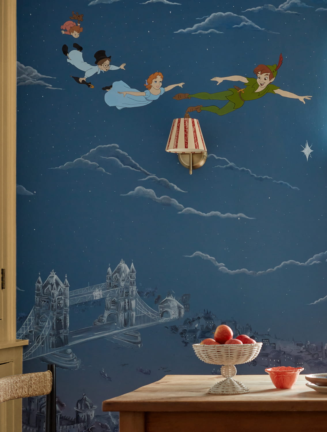 Wandbild Peter Pan - Evening Blue