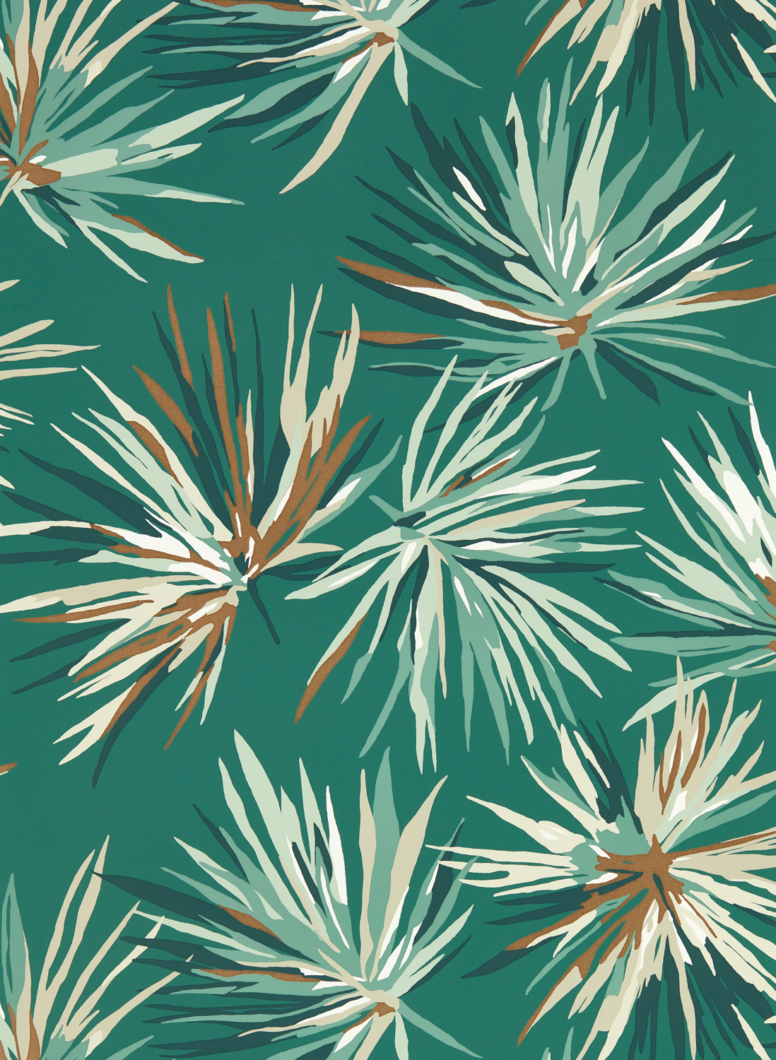 Tapete Aucuba - Forest/ Copper