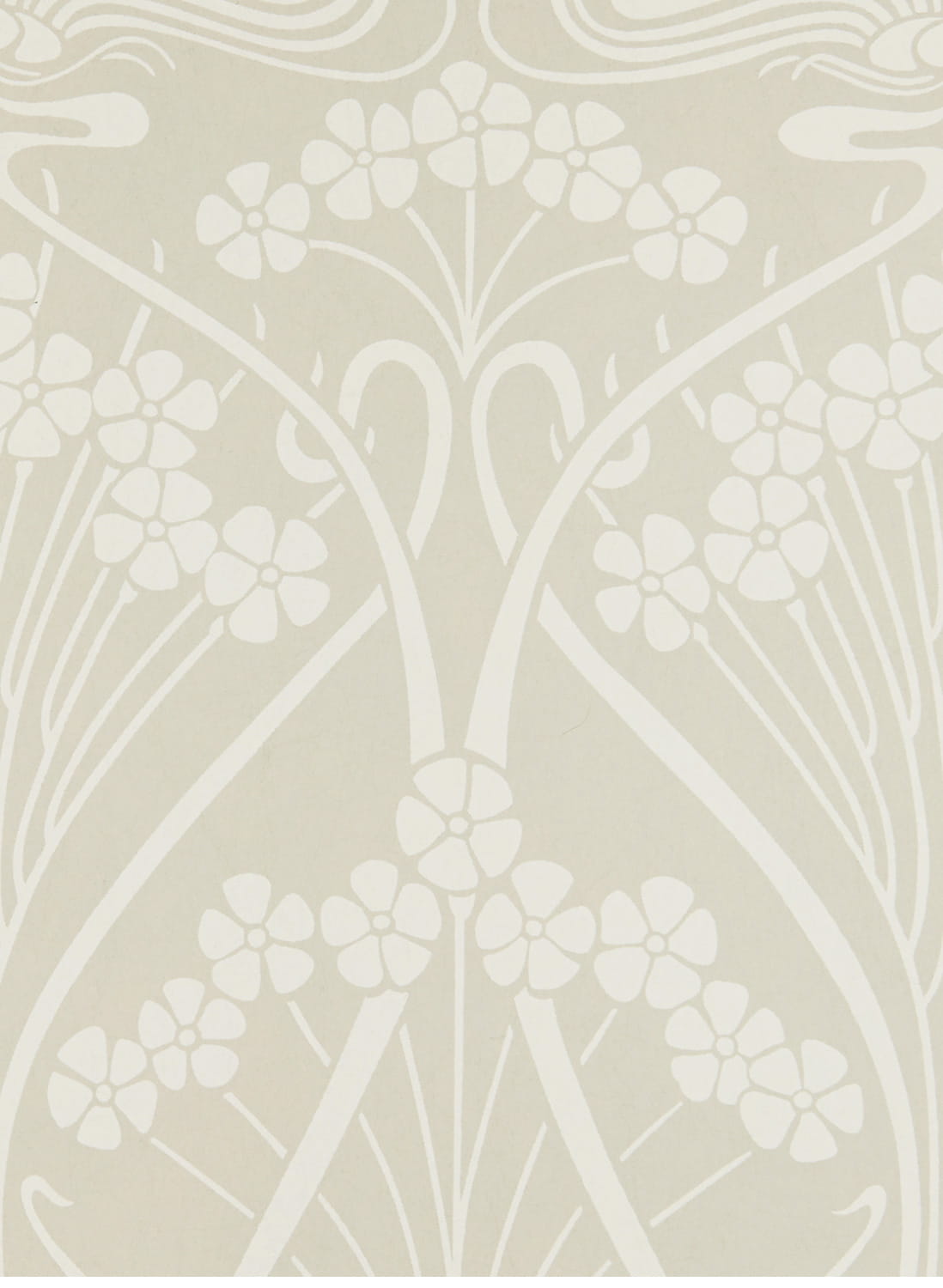 Tapete Ianthe Mono - Pewter White