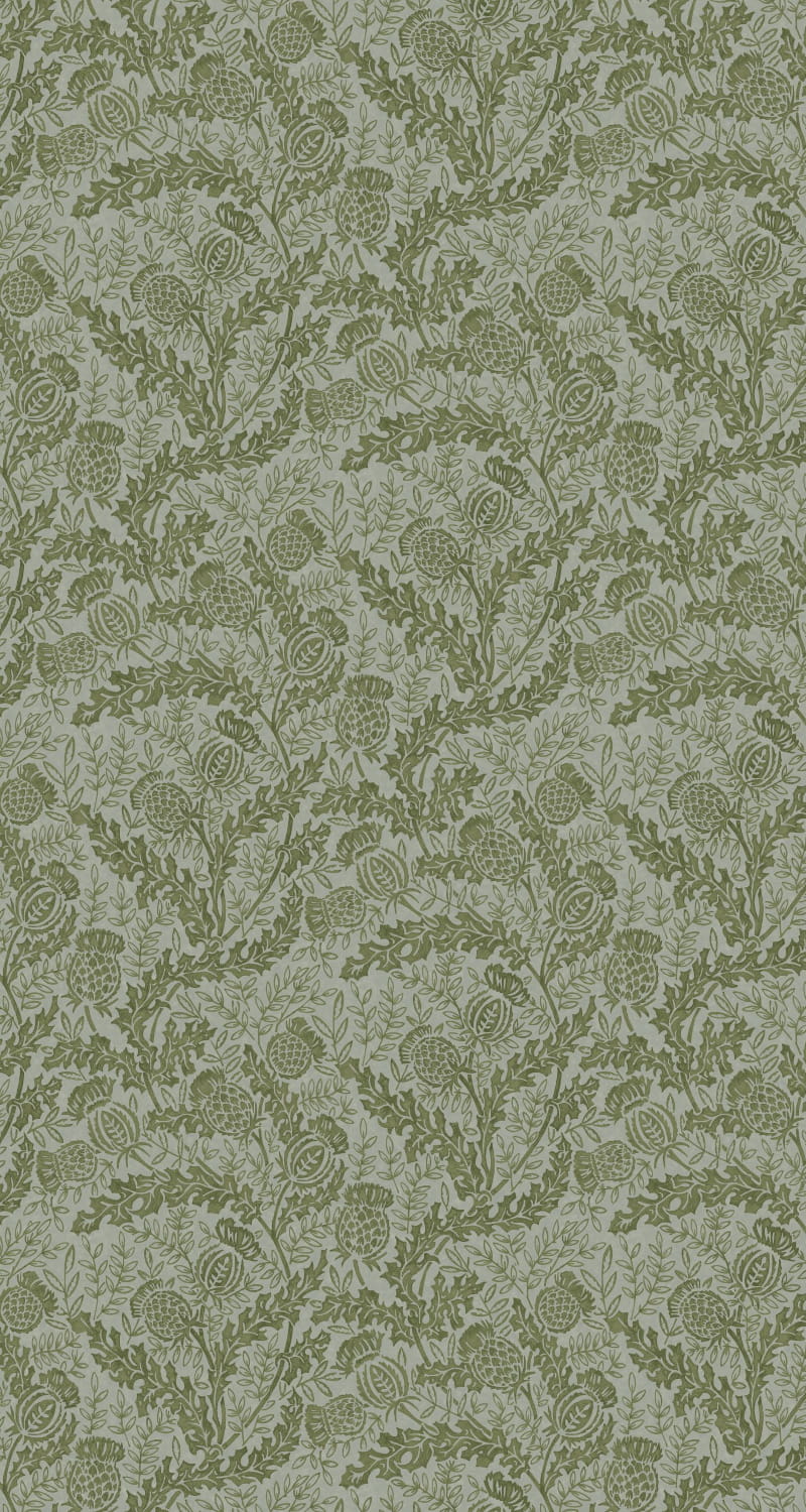 Tapete Mulberry Thistle - Green/ Teal
