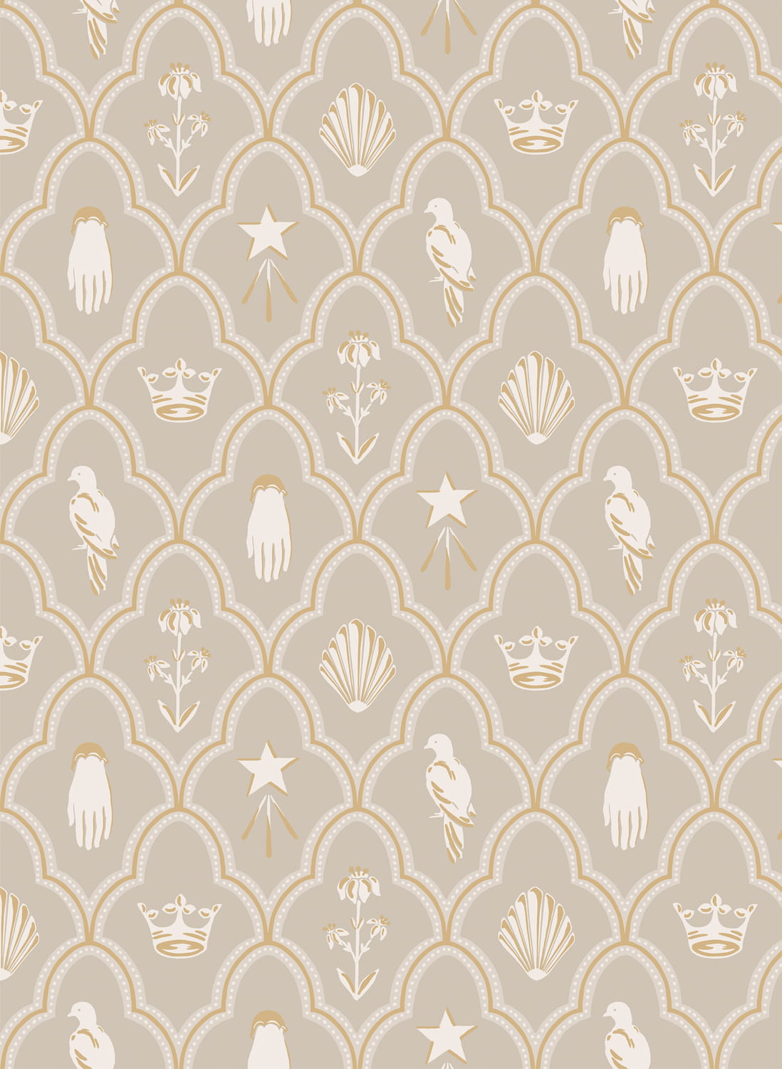 Tapete Turtledove Barn - Gray