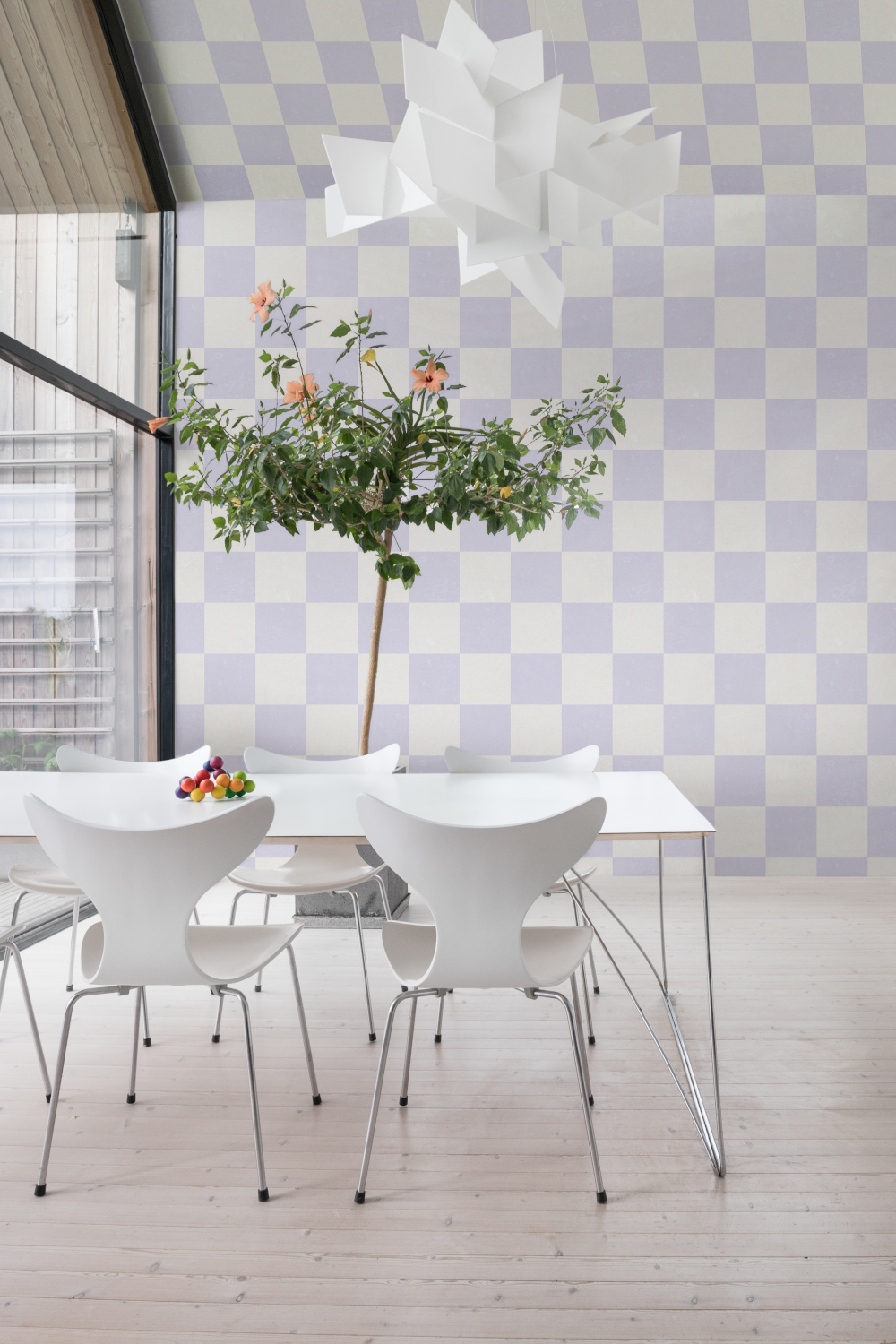 Wandbild Chess - Lilac