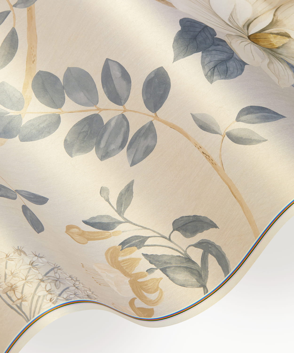 Wallpaper Magical Plants - Smalt Blue