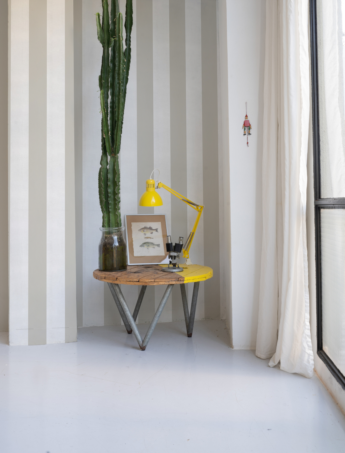 Tapete Stripe 8 - Yeso