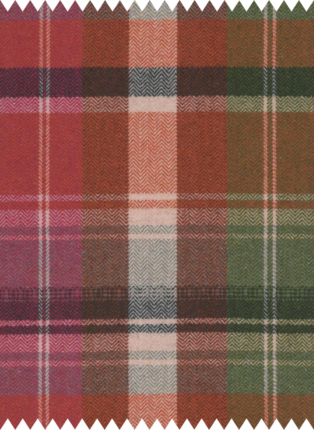 Stoff Kerschdorf Plaid Carrot - Woven
