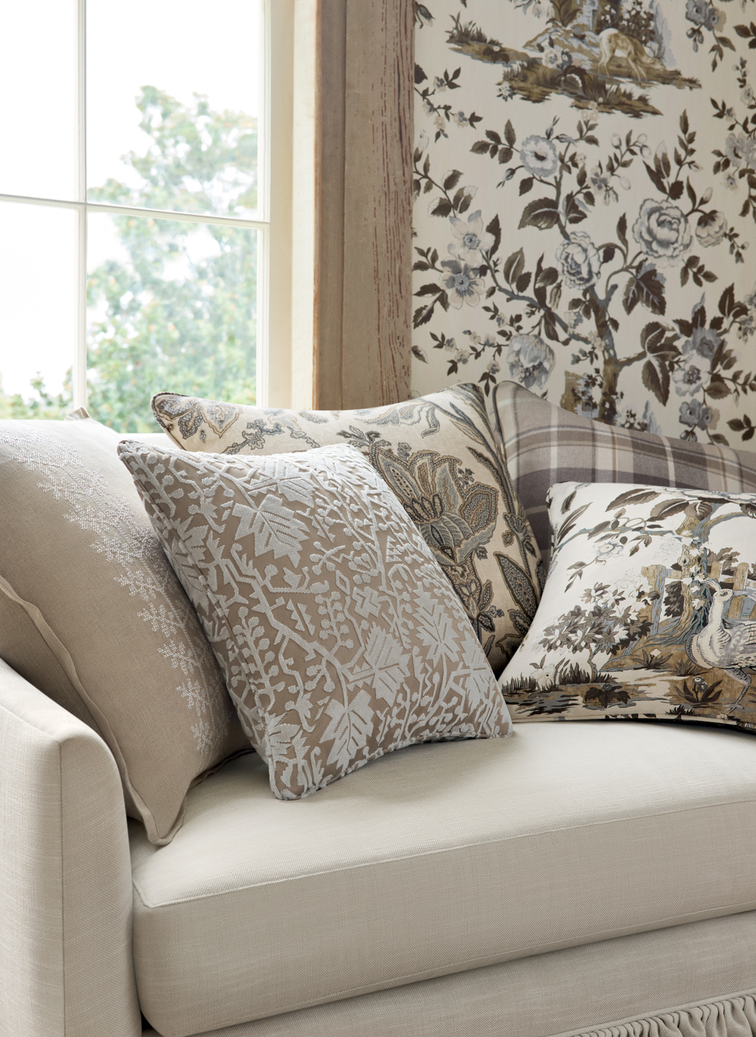 Tapete Forest Lodge - Brown and White