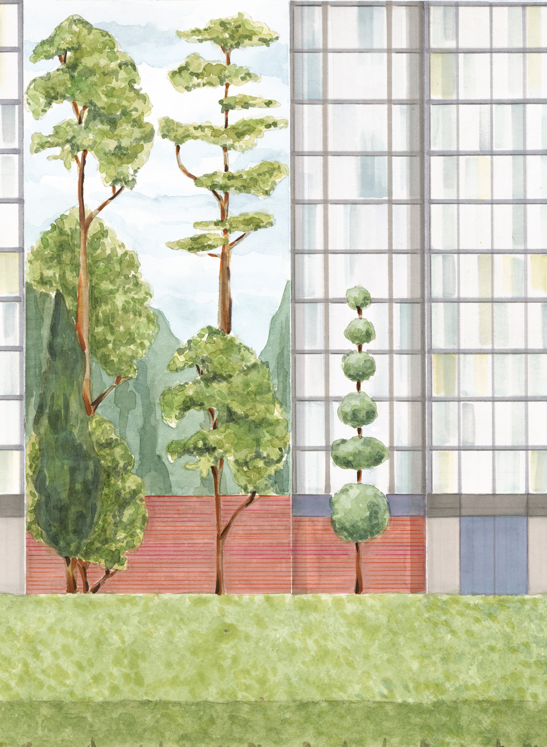Wandbild Urban Garden - 8000076N