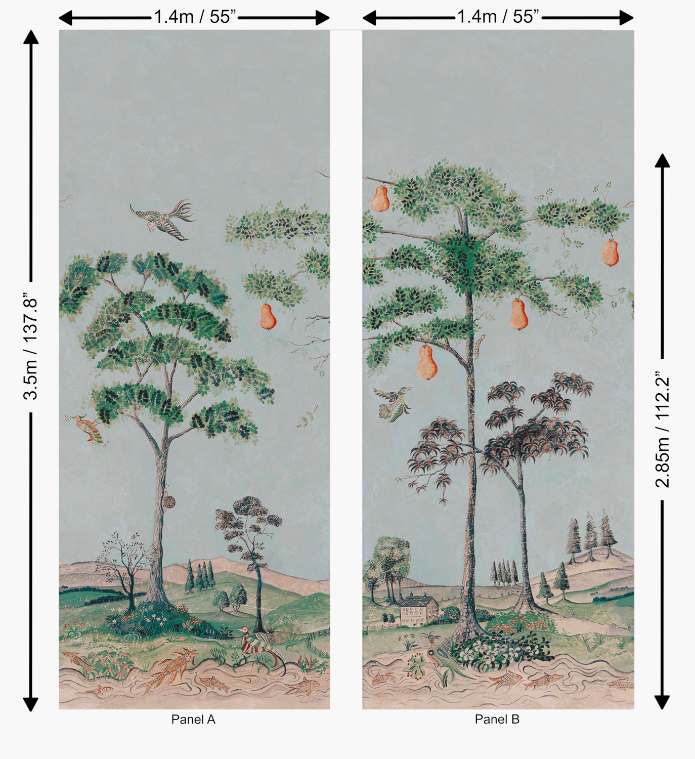 Wandbild Mythical Land - Summer Storm