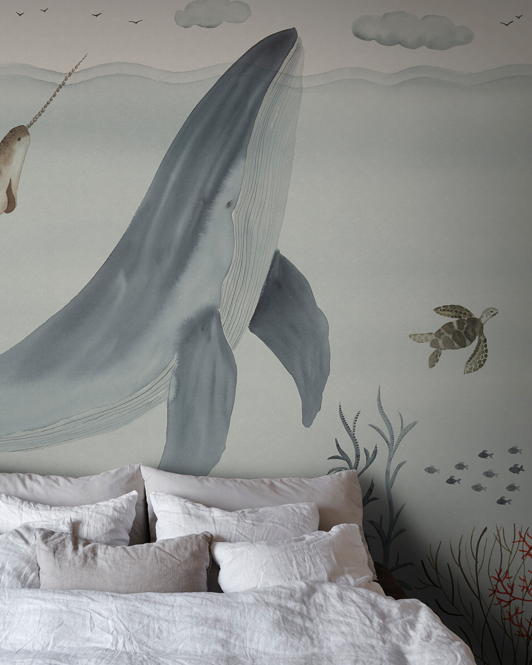 Wandbild Sally - Blue