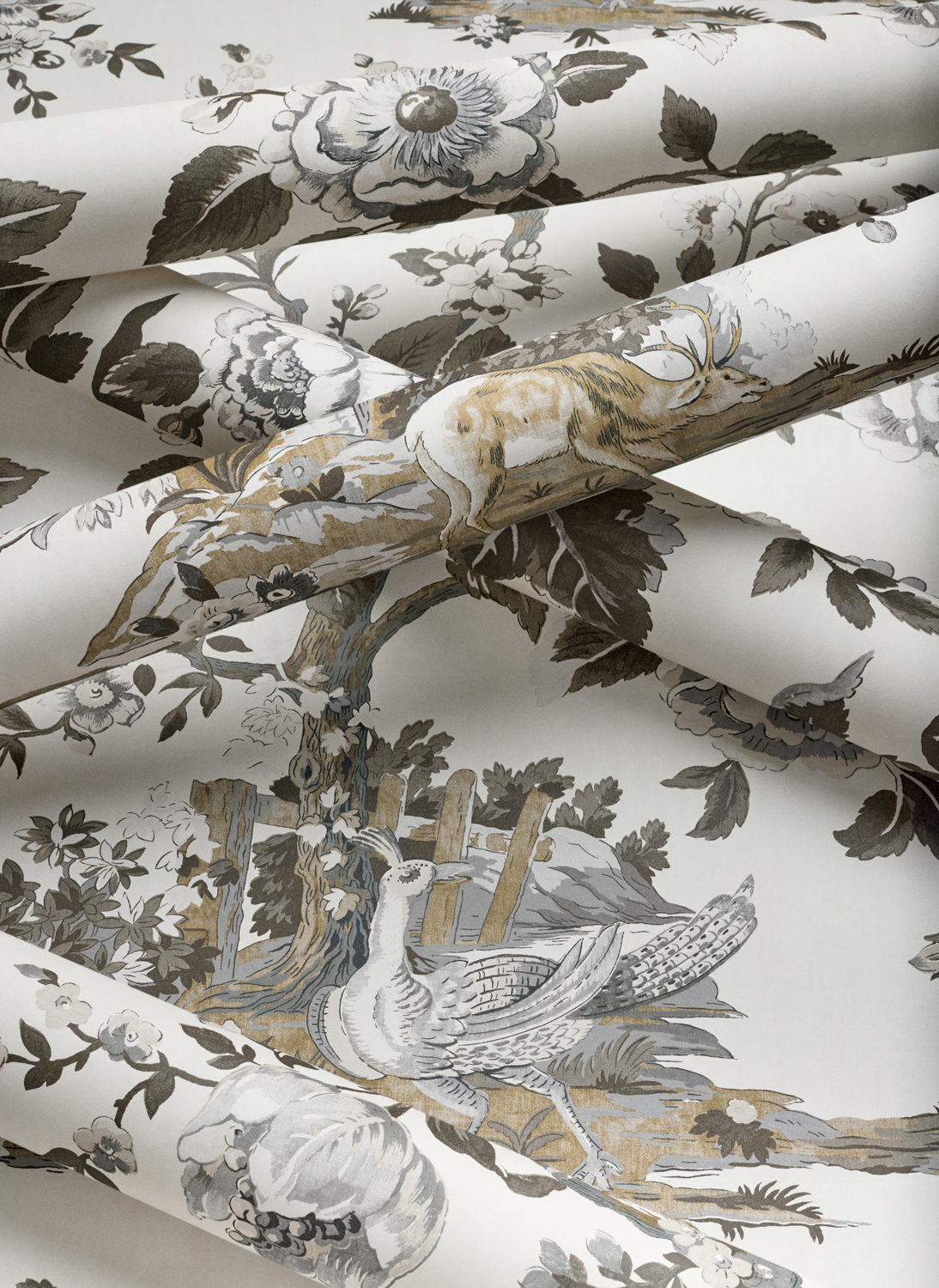 Tapete Forest Lodge - Brown and White