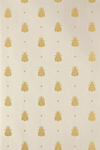 Tapete Bumble Bee - Shaded White