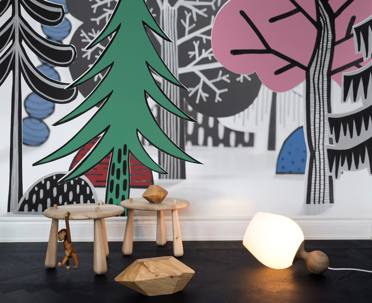 Wandbild Nordic Valley - Multi